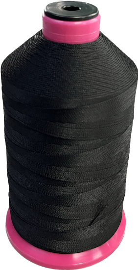 Afbeeldingen van Garen zwart 10 stuks klos t.b.v. handnaaimachine (Union / Newlong)