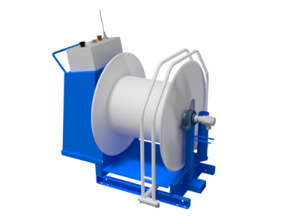 Afbeeldingen van WCR Slanghaspel 450mm Ø1" (Op Steunen)