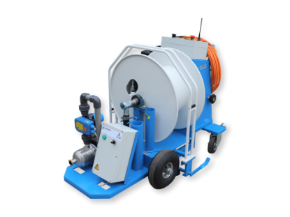 Afbeeldingen van WCR Slanghaspel 335mm Ø1" + Opvoerpompset 20-70 L/min