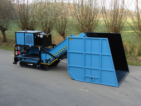 Afbeeldingen van Sleepcontainer 6000ltr buffer Bio Hopper