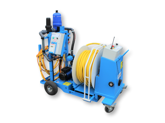 Afbeeldingen van WCR Slanghaspel 335mm Ø3/4" (Dosatron D8RE2+BP & EC Meter)(Opvoerpomp)