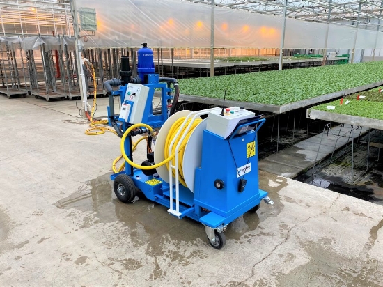 Afbeeldingen van WCR Slanghaspel 335mm Ø3/4" (Dosatron D8RE2+BP & EC Meter)(Opvoerpomp)