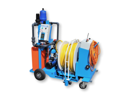 Afbeeldingen van WCR Slanghaspel 335mm Ø3/4" (Dosatron D8RE2+BP & EC Meter)(Opvoerpomp)