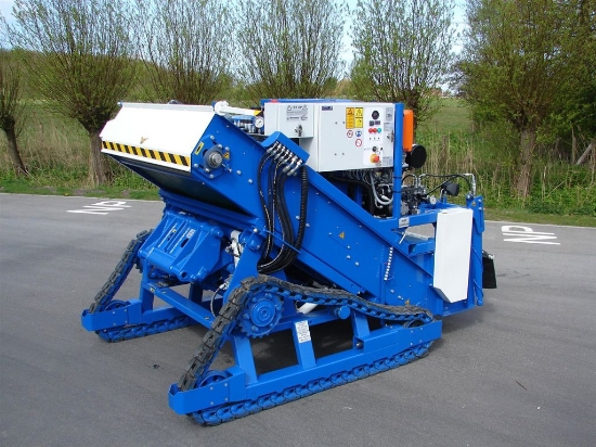 Afbeeldingen van Rupsversnipperaar met container - Korte uitvoering (amaryllis)