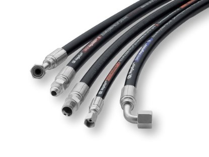 Afbeeldingen van Set hydrauliek slangen en nippels leveller