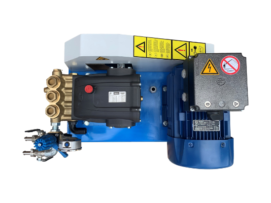 Afbeeldingen van Mazzoni GM50150L Plunjer Pompset 40l/min~50bar 4,0kW 400V (V-snaar)