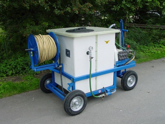 Picture of Spray Cart 600K - Plunger Pump P63 42l/min~50bar - Hand reel 300mm