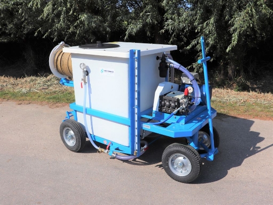 Afbeeldingen van Spuitwagen 600K - Plunjerpomp P63 42l/min~50bar - Handhaspel 450mm (Vast)