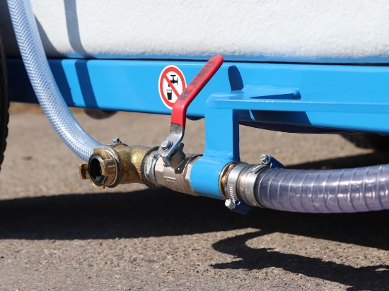 Afbeeldingen van Spuitwagen 600K - Plunjerpomp P63 42l/min~50bar - Handhaspel 450mm (Vast)