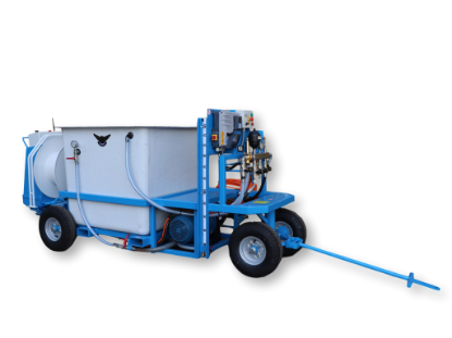 Afbeeldingen van Spuitwagen 1000K - Hydracell Pomp G10 30l/min~70bar - WCR (Draaibaar)