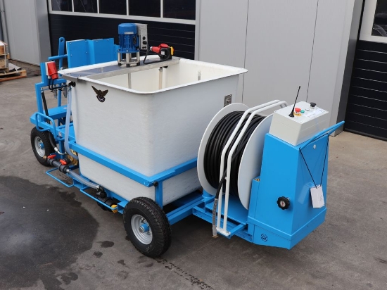 Afbeeldingen van Spuitwagen 1000K - Hydracell Pomp G10 30l/min~70bar - WCR (Draaibaar)