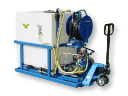 Afbeeldingen van Hogedruk Pompunit 30 l/min~200bar - 1000K - Handhaspel 350mm