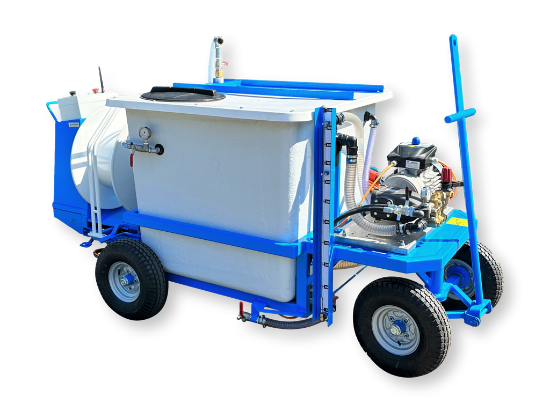 Afbeeldingen van Spuitwagen 1000K - Plunjerpomp GM63 63l/min~60bar - WCR (Draaibaar)