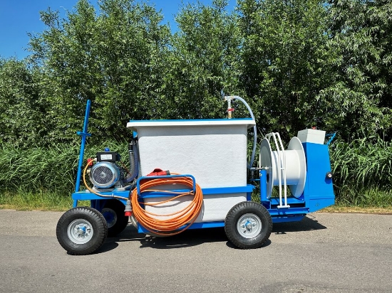 Afbeeldingen van Spuitwagen 1000K - Plunjerpomp GM63 63l/min~60bar - WCR (Draaibaar)