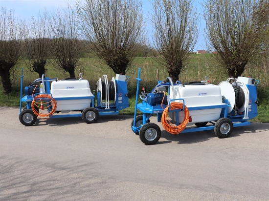 Afbeeldingen van Spuitwagen 400T - Plunjerpomp P63 42l/min~50bar - WCR (Vast)