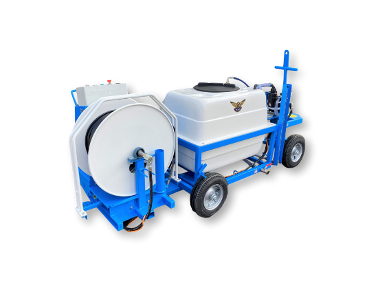 Afbeeldingen van Spuitwagen 400T - Membraanpomp M35 30l/min~30bar - WCR (Draaibaar)