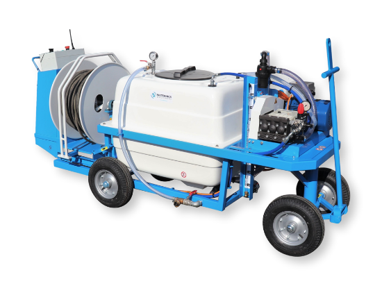 Afbeeldingen van Spuitwagen 400T (smal) - Plunjerpomp P63 42l/min~50bar - WCR (vast)