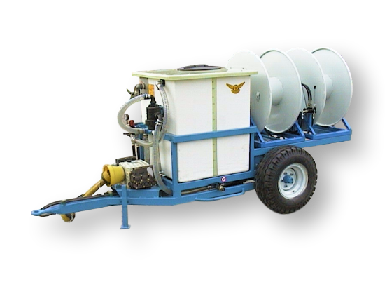 Afbeeldingen van Spuittrailer 600K - Imovilli P186 Plunjer Pompset 170l/min~50bar (PTO Aangedreven)