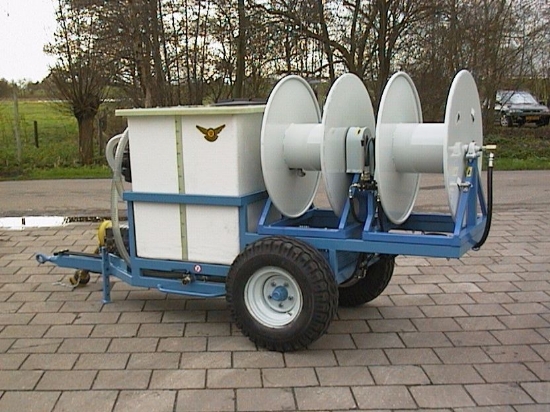Afbeeldingen van Spuittrailer 600K - Imovilli P186 Plunjer Pompset 170l/min~50bar (PTO Aangedreven)