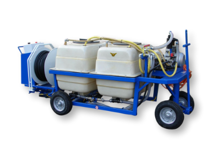 Afbeeldingen van Spuitwagen 2x400T - Plunjerpomp P63 42l/min~50bar - WCR