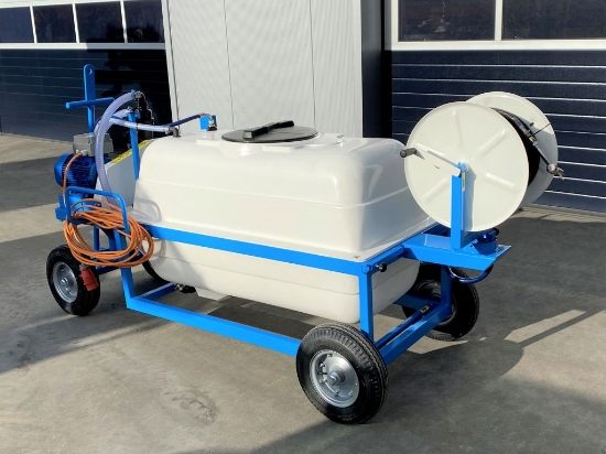 Picture of Spray Cart 600T - Plunger Pump P63 42l/min~50bar - Handreel 300 (Swivable)