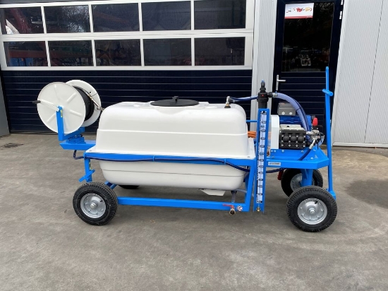 Picture of Spray Cart 600T - Plunger Pump P63 42l/min~50bar - Handreel 300 (Swivable)