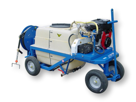 Afbeeldingen van Spuitwagen 400T - Vanguard 16PK + XW30.20 30l/min~150bar - Veerhaspel Draaibaar