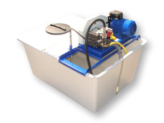 Afbeeldingen van Pompinstallatie 1500K - Plunjerpomp P93 70l/min~50bar