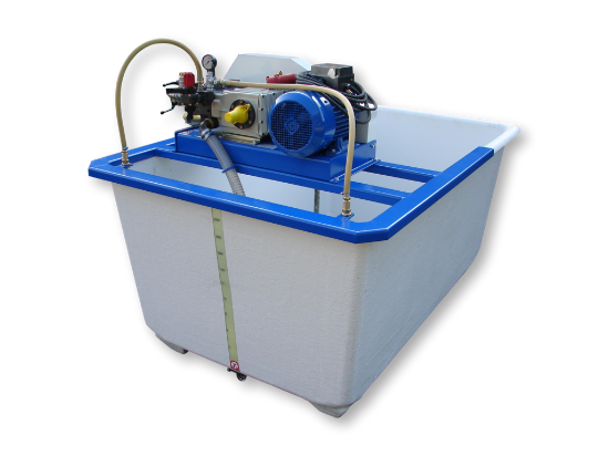 Afbeeldingen van Pompinstallatie 2200K - Plunjer Pomp P123 79l/min~50bar