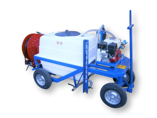 Picture of Spray Cart 400T - Honda GX160 + WS102 21 l/min~55bar - Sping Reel Swivable