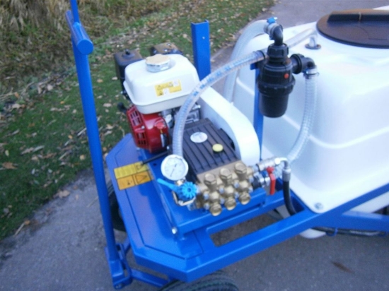 Picture of Spray Cart 400T - Honda GX160 + WS102 21 l/min~55bar - Sping Reel Swivable
