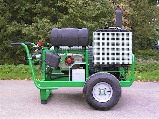 Afbeeldingen van Diesel Aangedreven Pompset - Imovilli P186 Plunjer Pomp 145l/min~50bar (Kubota- V1505)