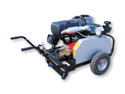 Afbeeldingen van Mobiele Diesel Aangedreven Pompset - Speck P45 Plunjerpomp 42l/min~200bar (Kubota- V1505)