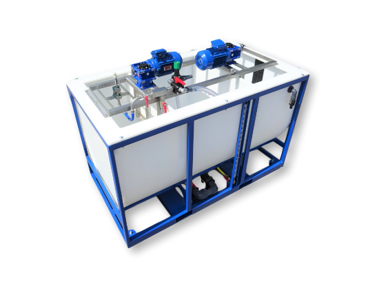 Afbeeldingen van Tank Met Roer Installatie 1700L (Dubbele Mixer Unit)