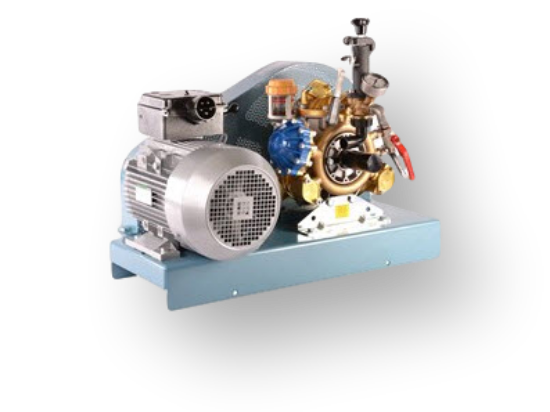 Afbeeldingen van Bertolini IDB1100 Membraan Pompset 70l/min~40bar 5,5kW 400V (V-snaar)