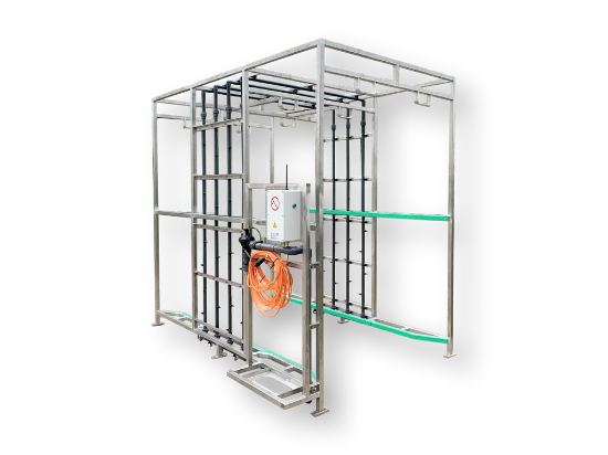 Afbeeldingen van Ontsmettingstunnel Deense Karren en veilingkarren