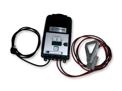 Afbeeldingen van Acculader Hoogfrequent 24VDC/30A/220V/50Hz met stekker grijs